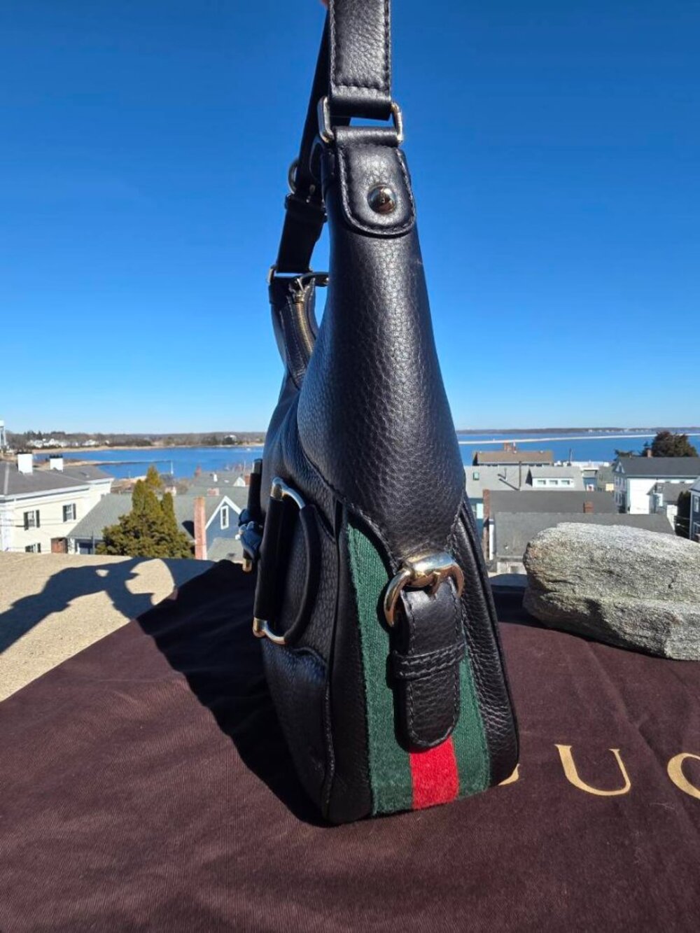 Gucci Heritage Horsebit Web Hobo - Picture 7 of 16